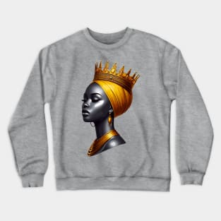 African Queen Crown Crewneck Sweatshirt